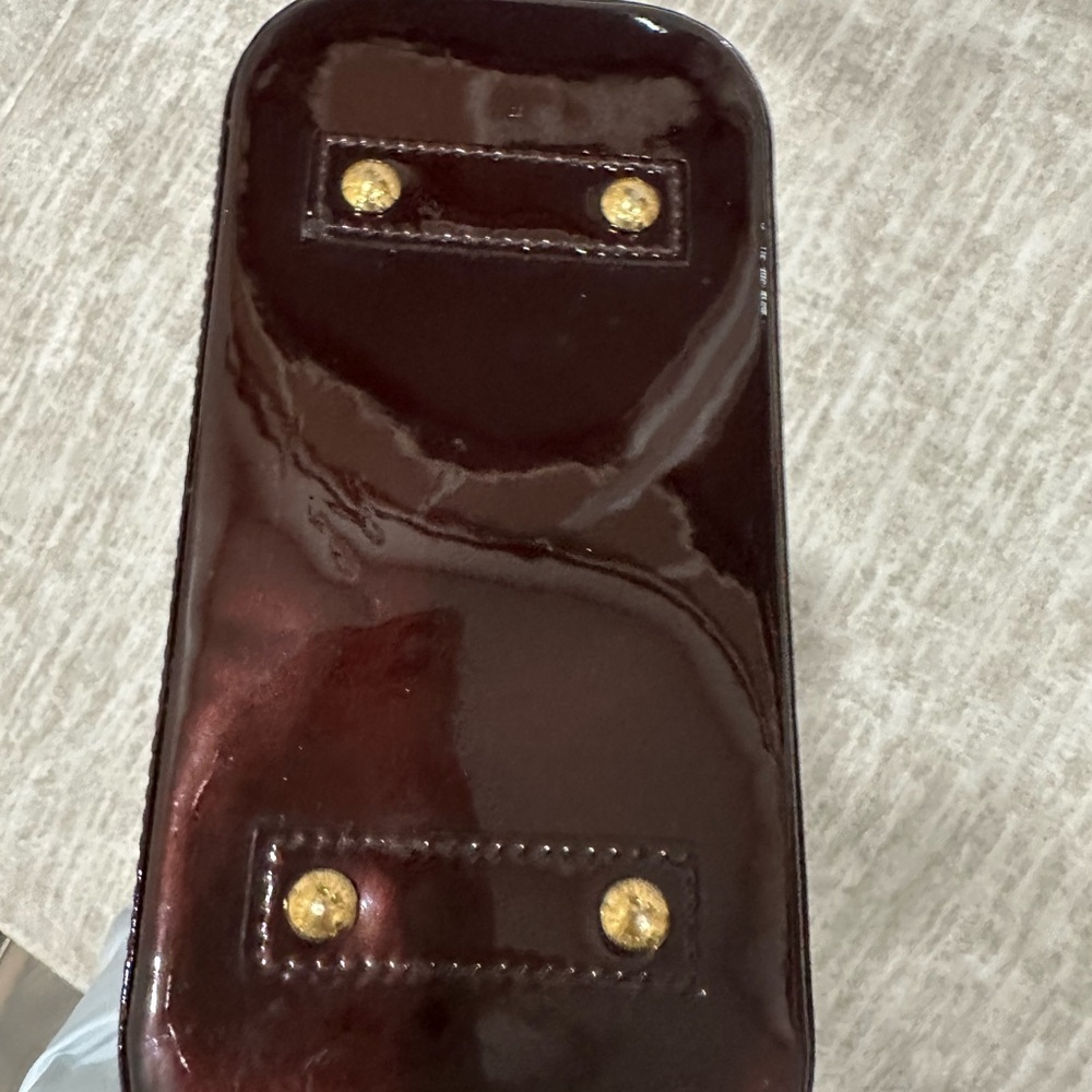 💎✨EXCELLENT 💎✨LOUIS VUITTON  Monogram Vernis Alma BB w/DUSTY/COA - Picture 13 of 16